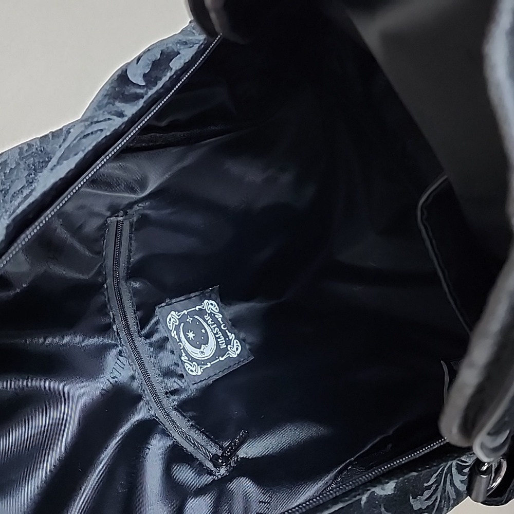 Killstar Black Patterned Backpack - image 7